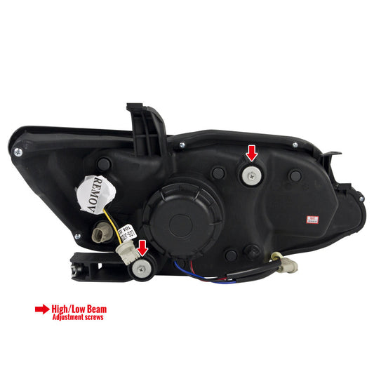 2011-2013 Scion Tc Projector Spec-D Headlights LED Signals Black