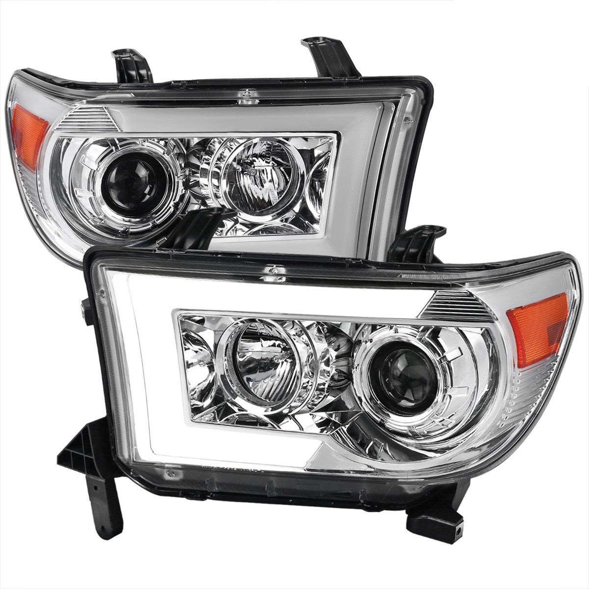 Spec-D 2007-13 Tundra 08-17 Sequential Projector Headlights Sequential Chrome