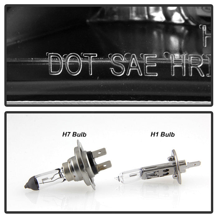 Spyder 07-09 Toyota Camry Projector Headlights DRL Black