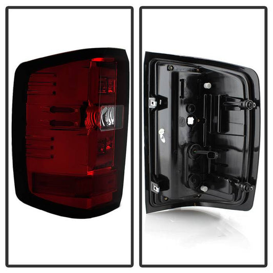 Spyder 16-18 Silverado 1500 2500 3500HD LED bar taillights red