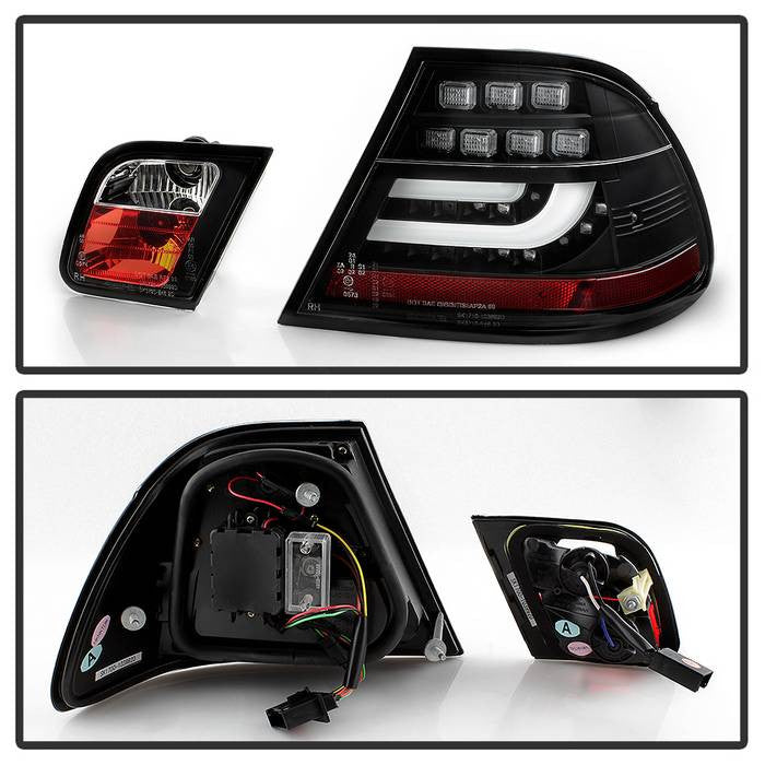 ALT-YD-BE4600-LBLED-BK BMW 00-03 3-Series E46 2DR backside or back panel of light housing