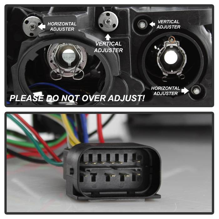 Spyder BMW F30 3 Series 2012-2014 sedan Projector Headlights LED DRL Chrome