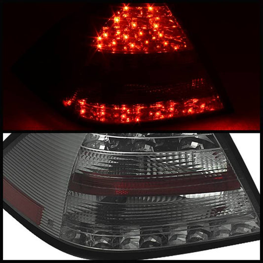 Spyder Benz 05-07 C Class W203 4DR LED tail lights smoke