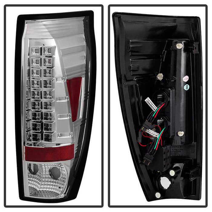 Spyder 2002-06 Chevy Avalanche LED tail lights chrome