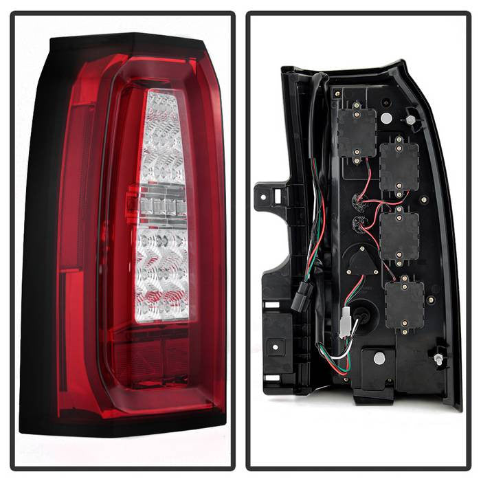 Spyder Chevy 2015-19 Tahoe Suburban LED bar tail lights red