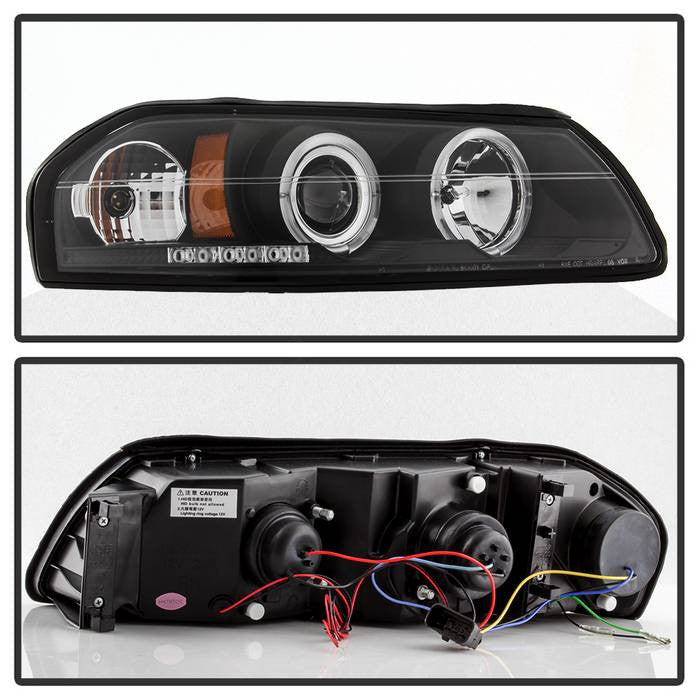 Spyder Chevy Impala 00-05 Projector Headlights LED Halo Black