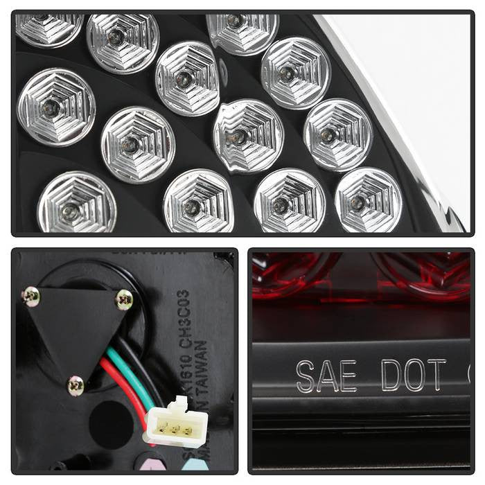 Spyder 2008-10 Chrysler 300C LED tail lights black