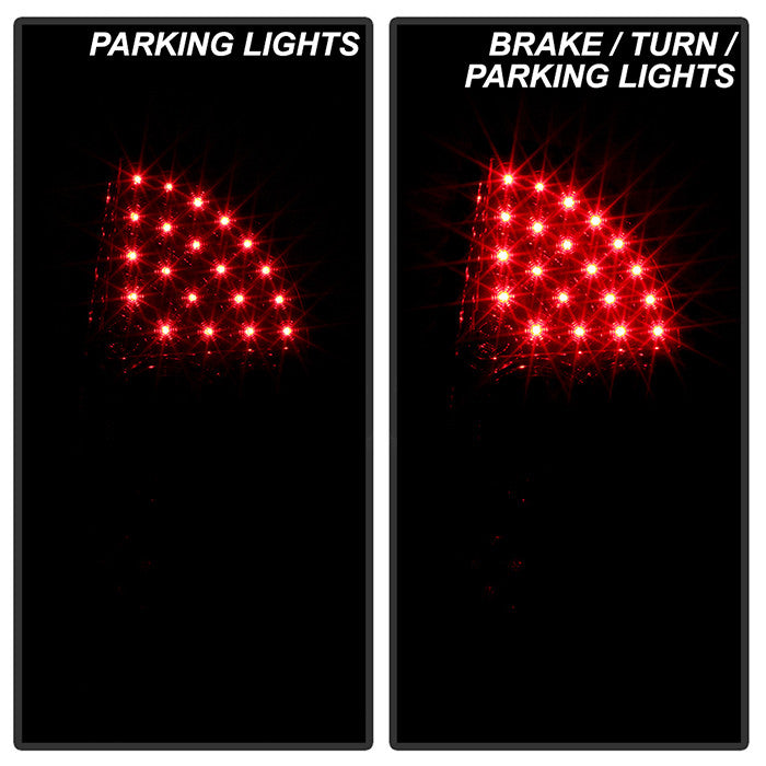 Spyder Chrysler 300 05-07 LED tail lights smoke installed