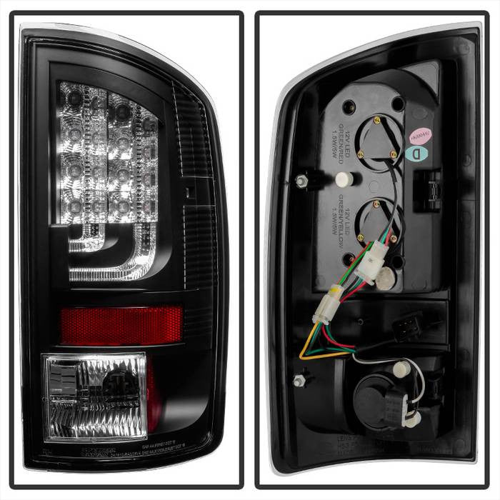 Spyder Dodge 2003-06 Ram 1500 2500 3500 V2 LED tail Light black