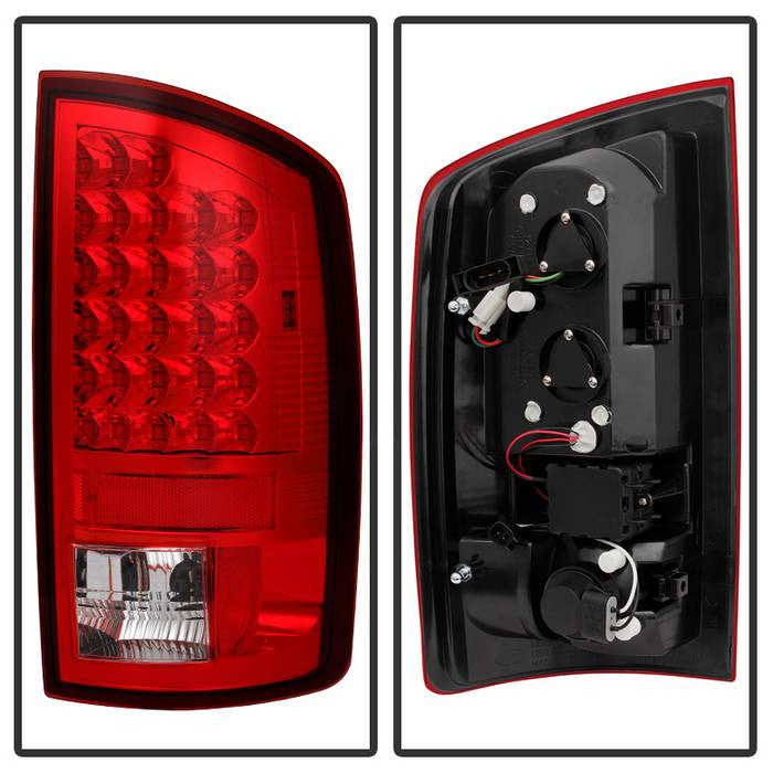 Spyder Dodge 2007-09 Ram 1500 2500 3500 LED tail lights red