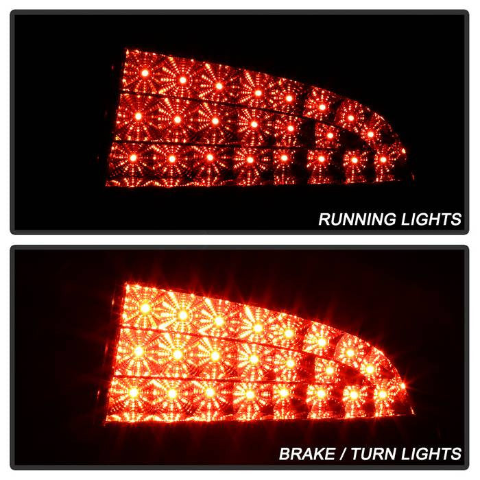 ALT-YD-DCH09-LED-BK Dodge 09-10 Charger running lights brake lights on