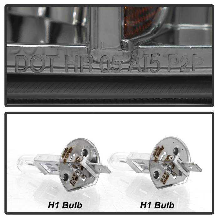 Spyder Ford F250 Super Duty 99-04 Excursion 00-04 V2 Halo projector led Headlights Smoke