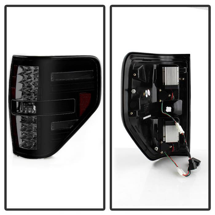Spyder Ford 09-14 F150 LED taillights smoke