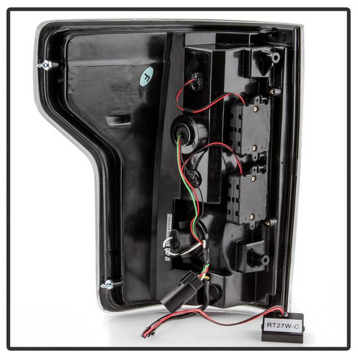 Spyder Ford 18-19 F150 LED bar tail lights chrome