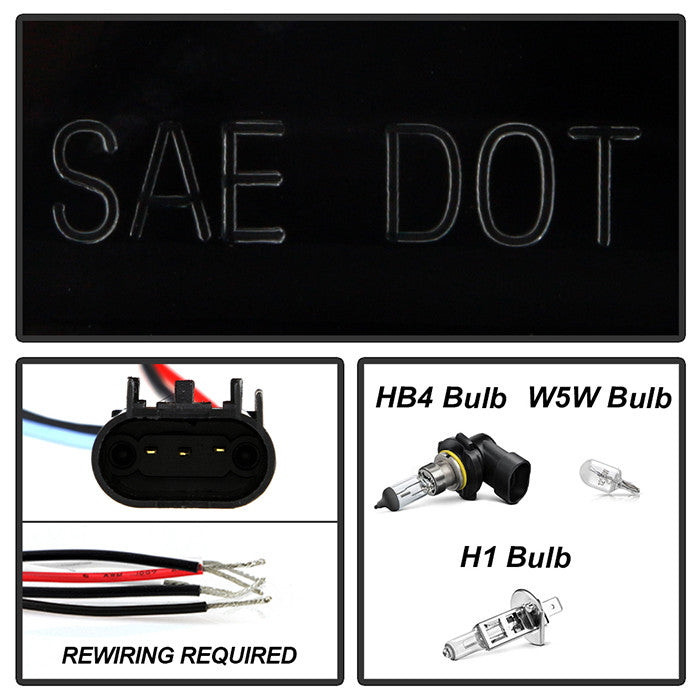 Spyder Ford F150 04-08 Projector Headlights v2 CCFL Halo LED Black Smoke