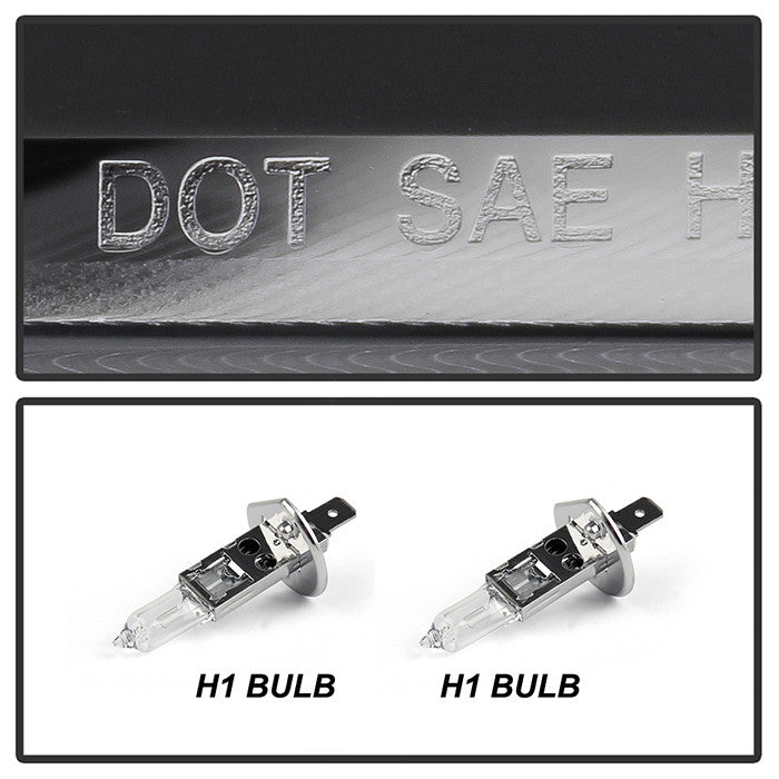 Spyder Ford F150 09-2014 Projector Headlights Halogen Model CCFL Halo LED Black