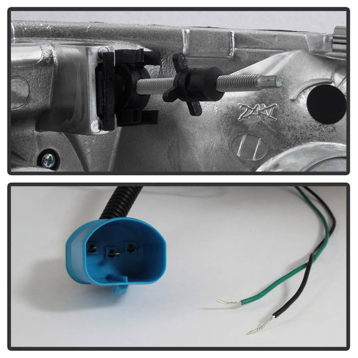 Spyder Ford F150 97-03 Expedition 97-02 Light Bar Projector Headlights Black