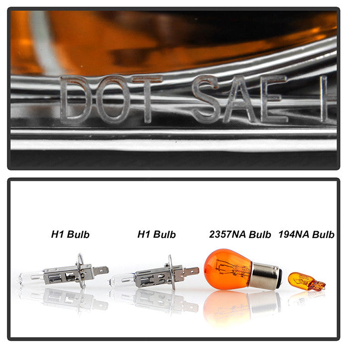 Spyder Ford Ranger 01-2011 1PC Projector Headlights LED Halo Chrome