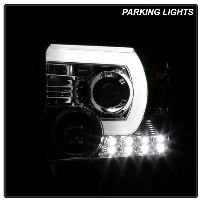PRO-YD-GS14V2-LBDRL-C parking lights on GMC Sierra 1500/2500HD/3500HD 14-18 headlights