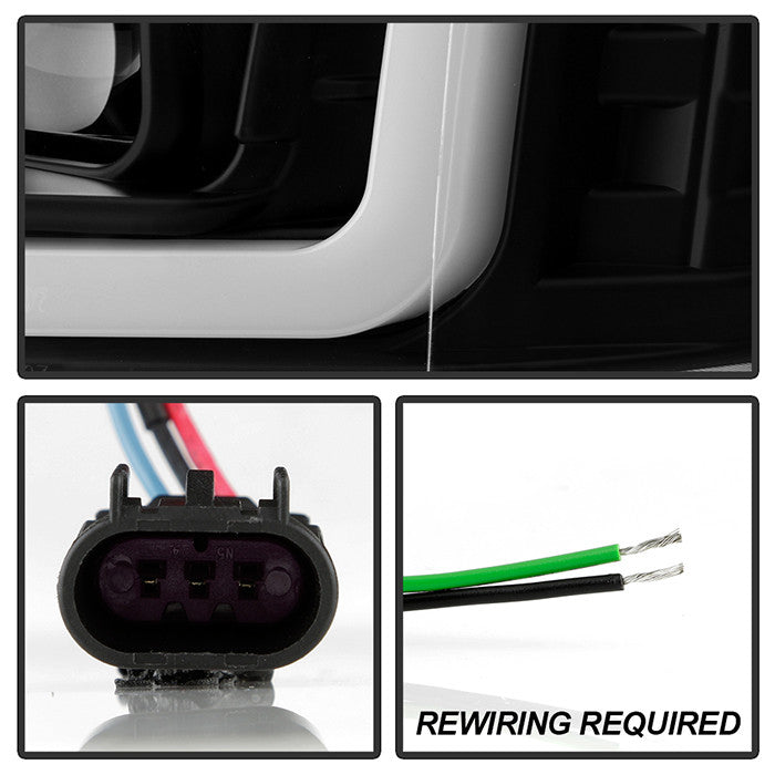 Spyder 2007-2014 GMC Yukon GMC Yukon Denali XL V2 Projector Headlights Black