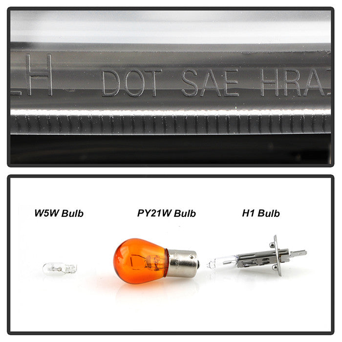 Spyder Hyundai Elantra 11-2013 Projector Headlights LED Halo DRL Black