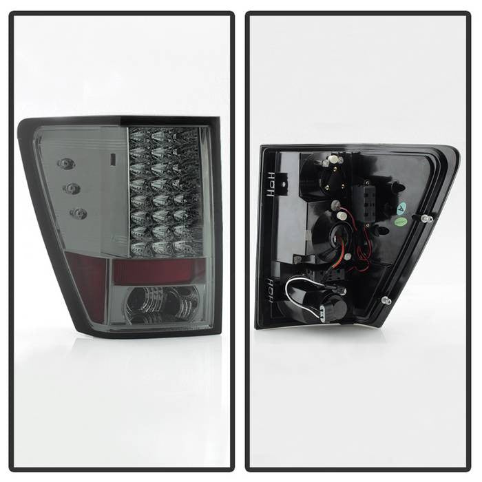 Spyder Jeep 2007-10 Grand Cherokee LED tail lights smoke