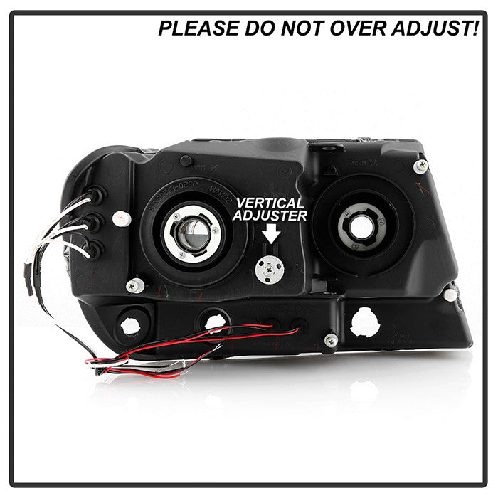 Jeep Grand Cherokee 99-04 Halo Pro Headlights back adjustment adjuster for leveling