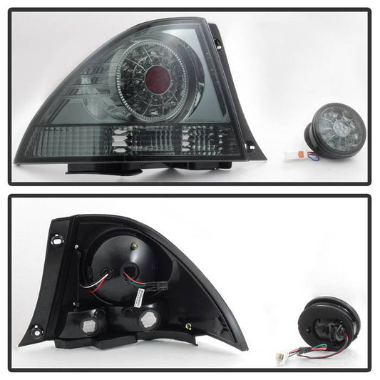 ALT-YD-LIS300-LED-SET-SM Lexus 01-03 IS300 LED tail lights backside or back panel of light housing