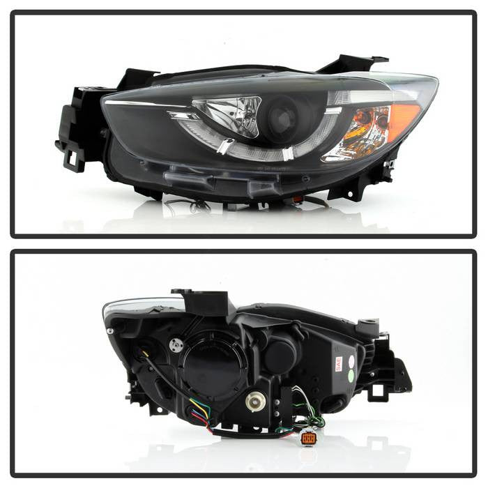 Spyder Mazda CX-5 13-16 Projector Headlights DRL LED Black