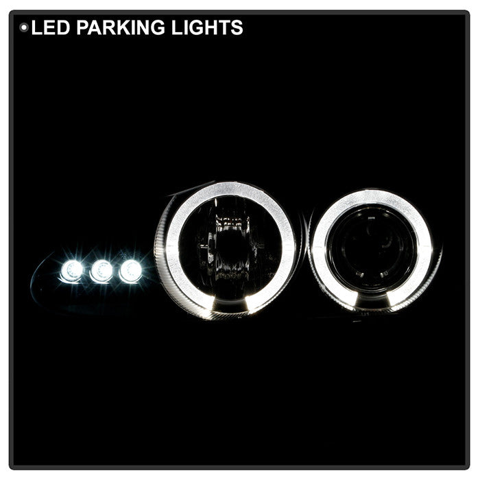 Mazda MX3 92-96 (PRO-YD-MMX392-HL-BK) parking lights on