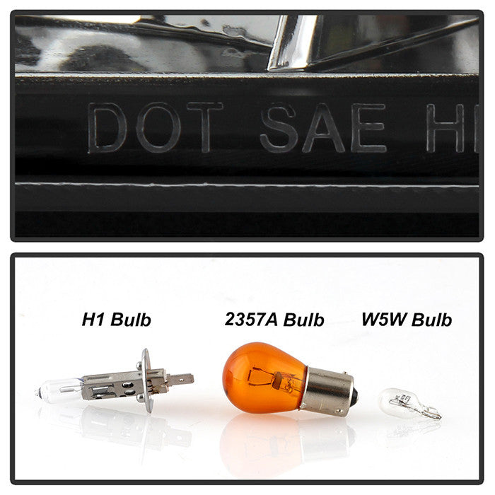 Spyder Pontiac G8 08-09 Projector Headlights DRL Black