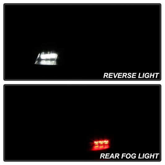 Spyder Porsche 09-12 Cayman Boxster 987 seq LED tail lights black installed