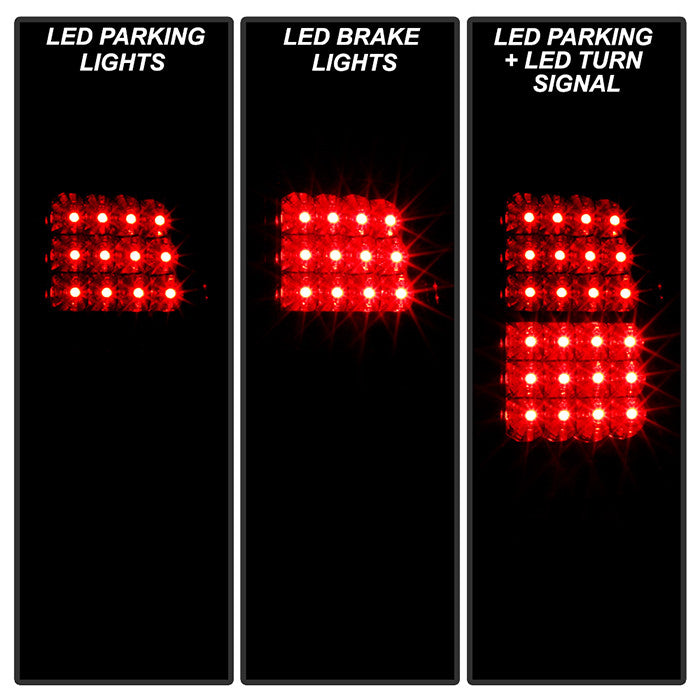 Suburban Tahoe 1500 LED tail lights red
