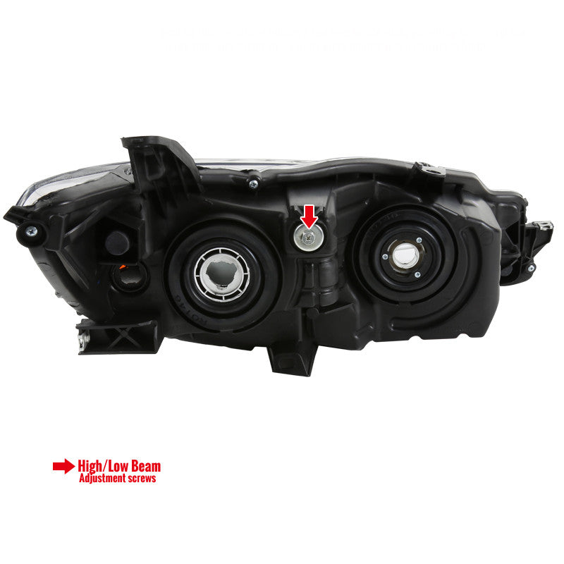 Spe-D 2015-2016 Toyota Camry Spec-D Headlights OEM Style Gunmetal