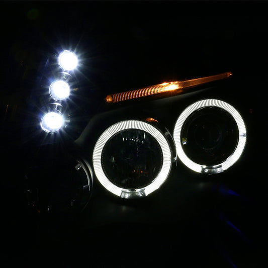 2005-2011 Toyota Tacoma Halo Projector Spec-D Headlights Black