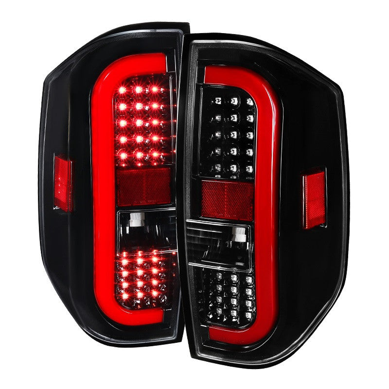 Spec-D 2014-18 Toyota Tundra LED Sequential Tail Lights Black