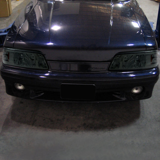 1987-93 Ford Mustang Smoked Spec-D Headlights