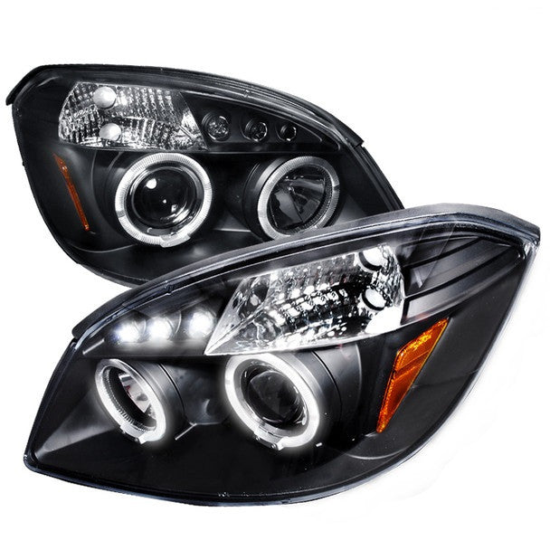 Spec-D 07-09 Pontiac G5 Halo Projector Headlights Black – SEmotors.com
