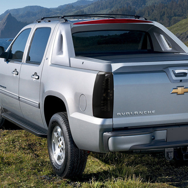 Spe-D 2015-2018 GMC Yukon LED Red Bar Spec-D Tail Lights Black Clear Lens