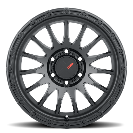 DX4 Caper 17x8.5 wheels 6x135 Flat Black 4x4 rims