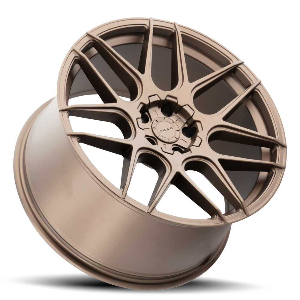 drag dr 87 wheels 17x7 5 5x112 5x120 et38 frozen bronze rims Side View Wheel