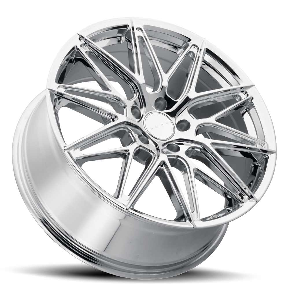 drag dr 88 wheels 17x7 5 5x100 5x114 3 et40 chrome rims Side View Wheel