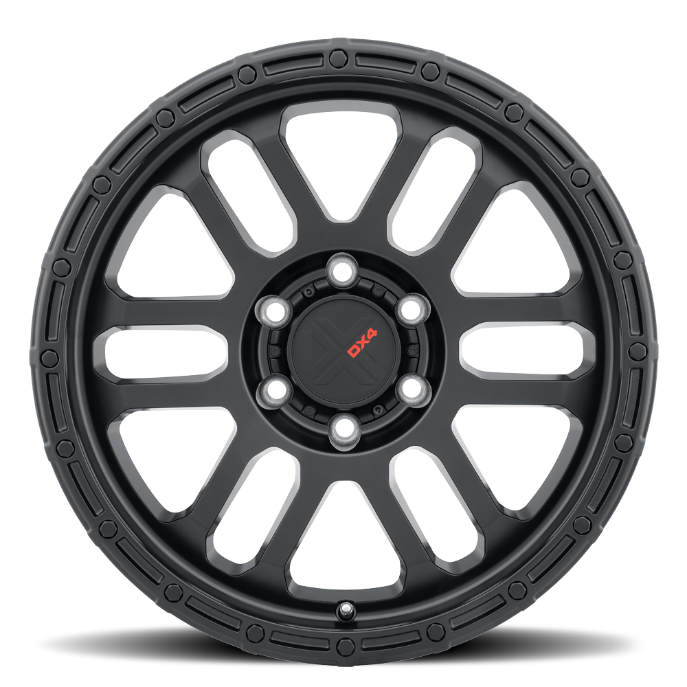 DX4 Flare 16X8 wheels Ram Dokota Durango Flat Black offroad 4x4 rim