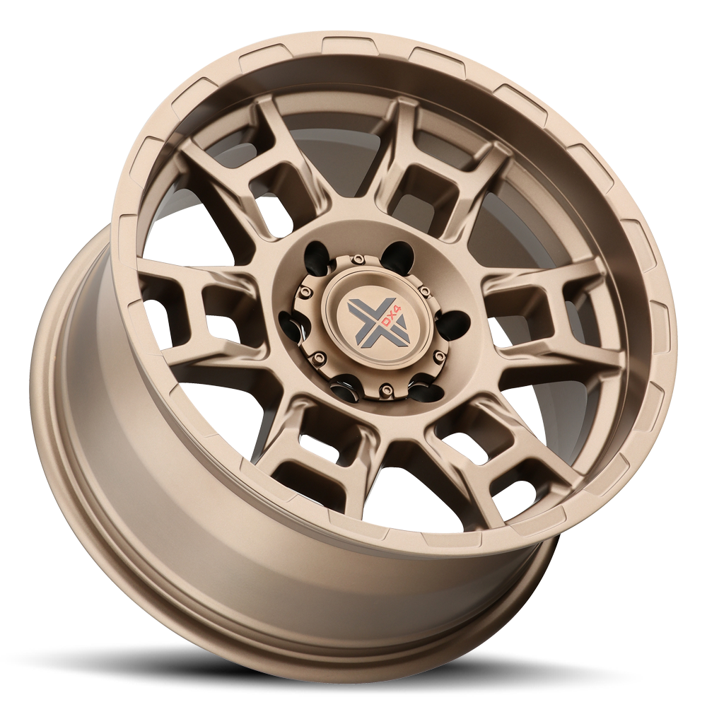 DX4 Beast 16X8 wheels GMC Sierra 1500 Frozen Bronze offroad 4x4 rim