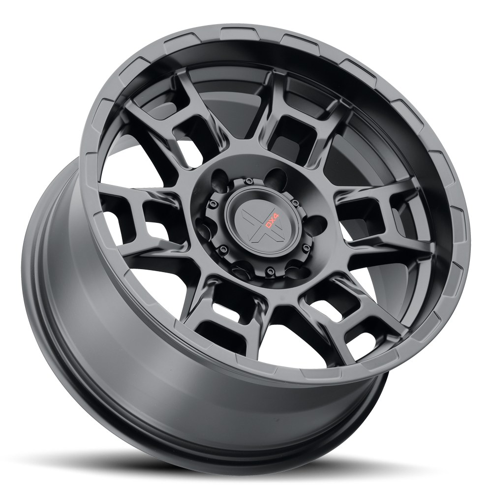 DX4 Beast 16X8 wheels Ram Dokota Durango Flat Black offroad 4x4 rim
