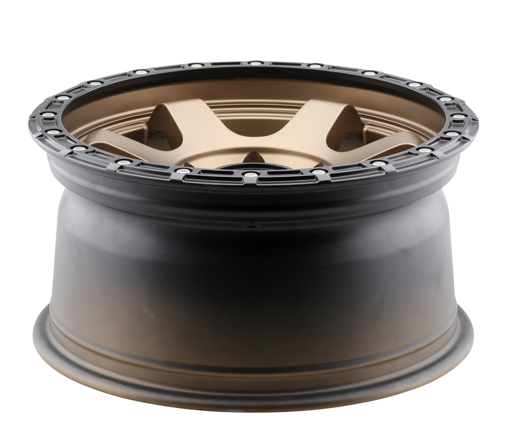 DX4 Nitro 16X8 wheels GMC Sierra 1500 Frozen Bronze Blk Lip rim