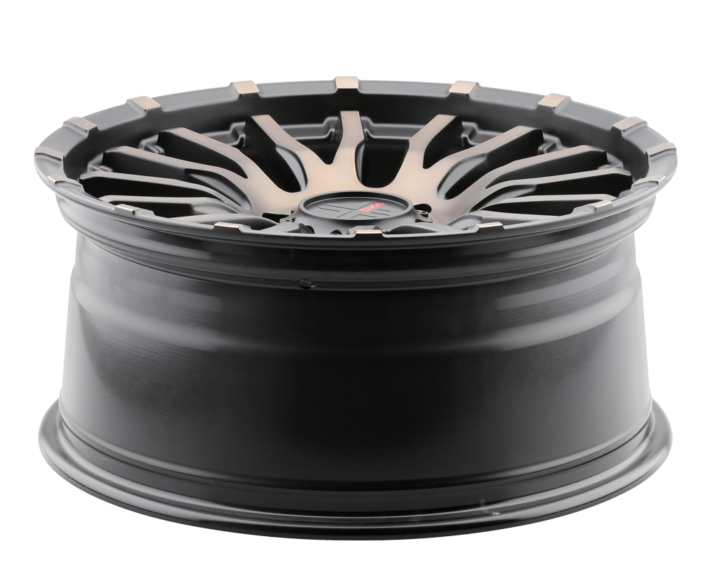 DX4 Octane 20X9 wheels GMC Sierra 1500 Flat Black Bronze Shadow rims