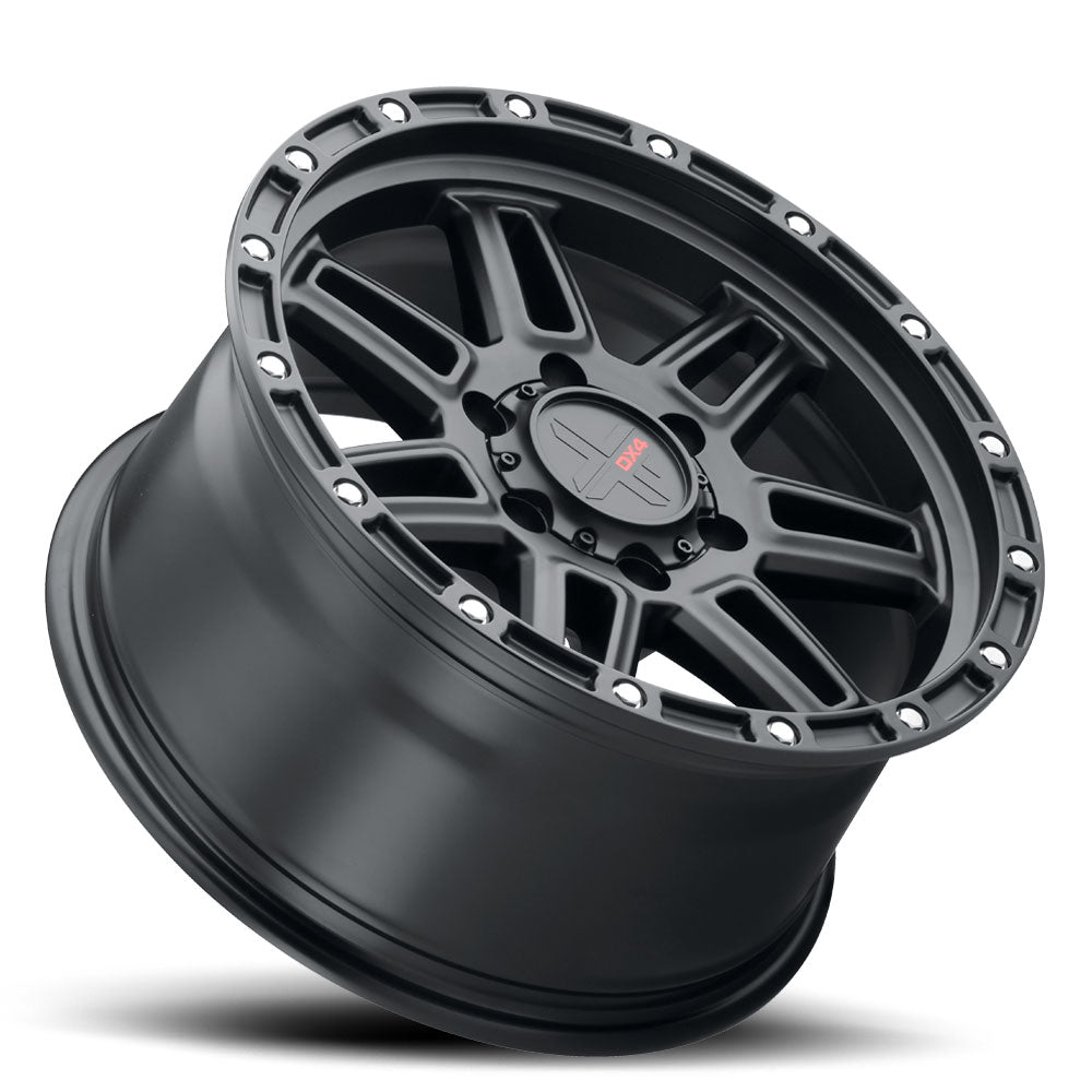 DX4 Rebel 20X9 truck wheels 5x127 Flat Black