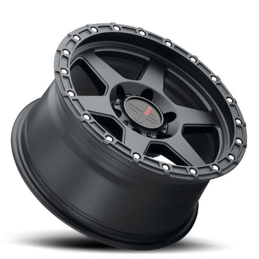 DX4 17x8.5 Recon GMC Sierra 1500 10 106.2 Flat Black 4x4 wheels X107850310106BF1