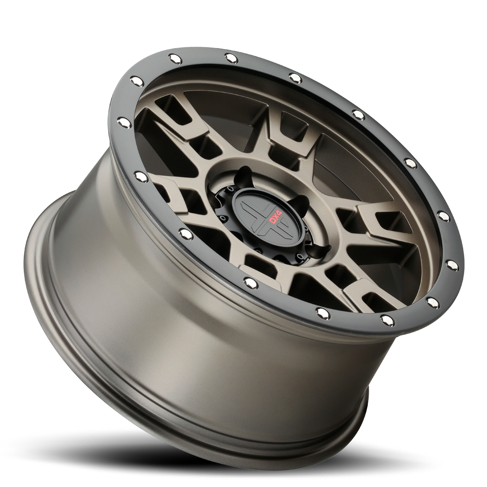 DX4 Terrain 20X9 wheels Toyota Tundra Matte Bronze/ Blk Ring 4x4 rims